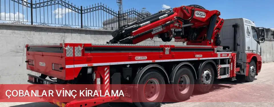 Çobanlar İlçemi Vinç Kiralama